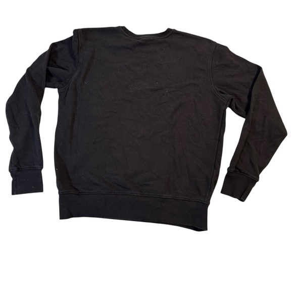 The North Face Unisex Classic Black Crewneck Sweatshirt Medium - Picture 2 of 3